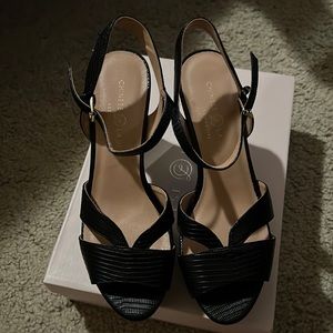Chinese Laundry Lizard Black Heels